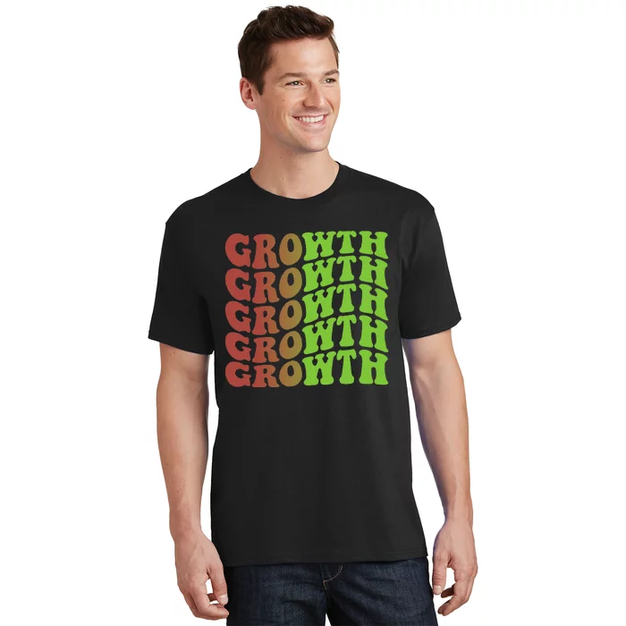 Growth 70s Christmas Inspirational T-Shirt