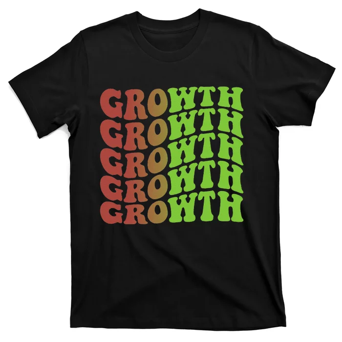 Growth 70s Christmas Inspirational T-Shirt