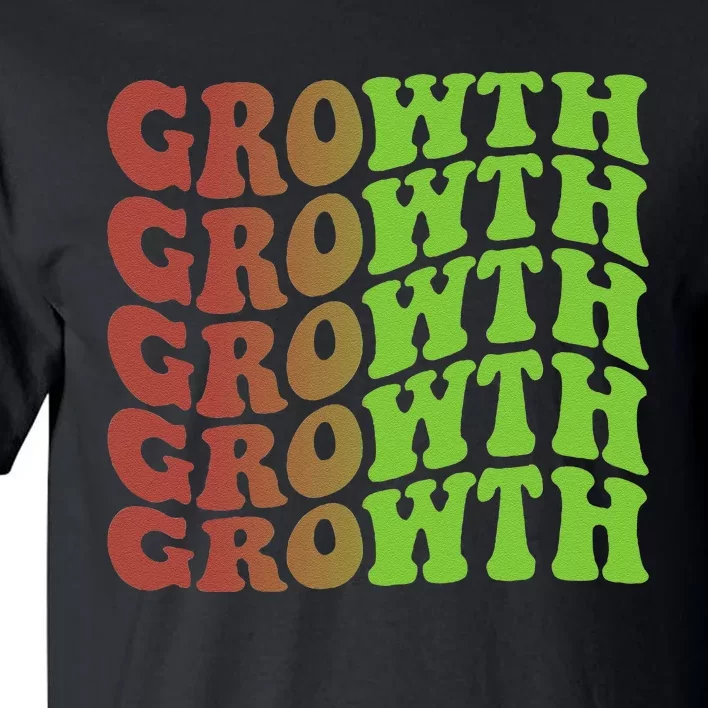 Growth 70s Christmas Inspirational Tall T-Shirt