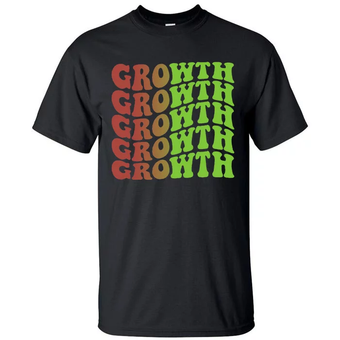 Growth 70s Christmas Inspirational Tall T-Shirt