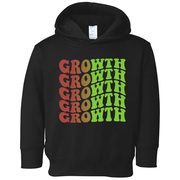 Growth 70s Christmas Inspirational Toddler Hoodie