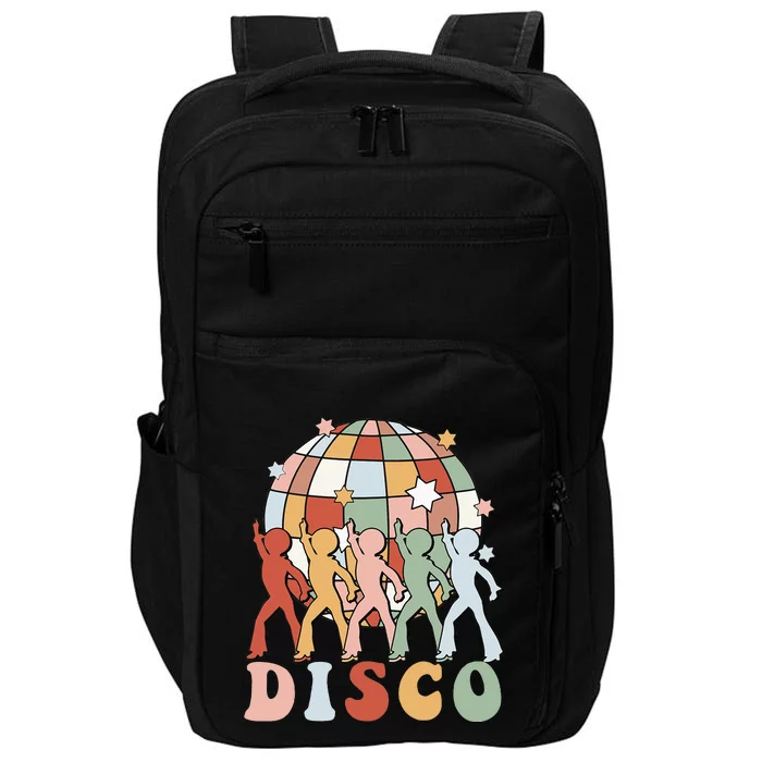 Groovy 70s Disco Ball Dancing Queens Kings Impact Tech Backpack