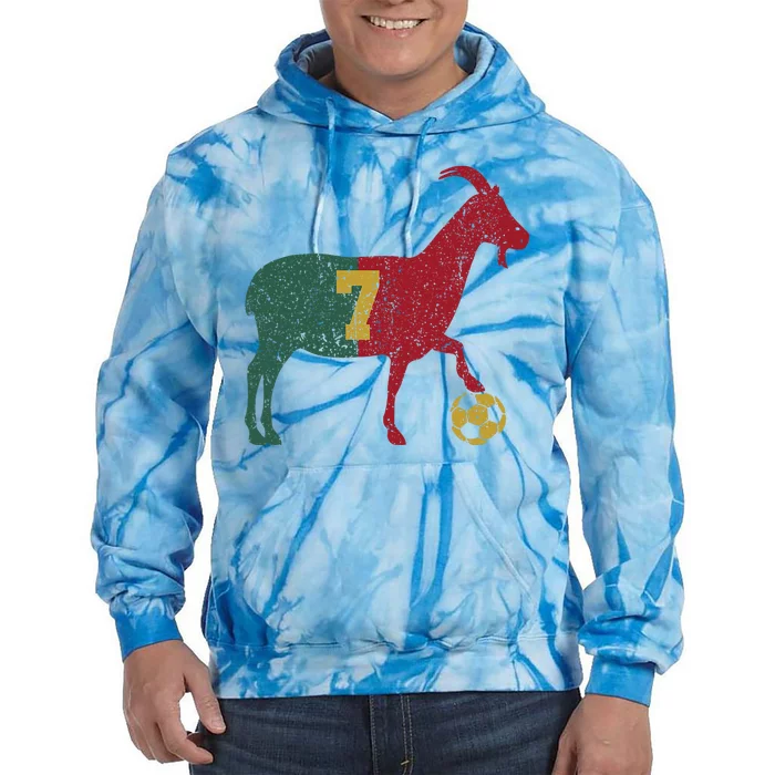 Goat 7 Football Soccer Tie Dye Hoodie