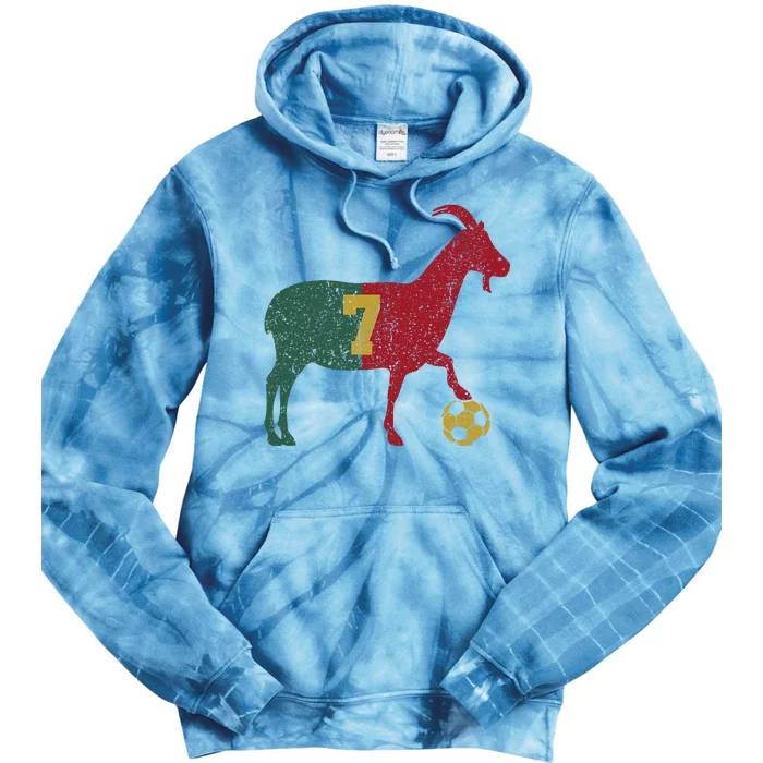 Goat 7 Football Soccer Tie Dye Hoodie