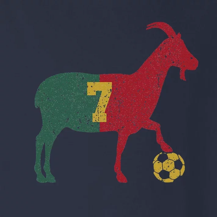 Goat 7 Funny Soccer Toddler Long Sleeve Shirt