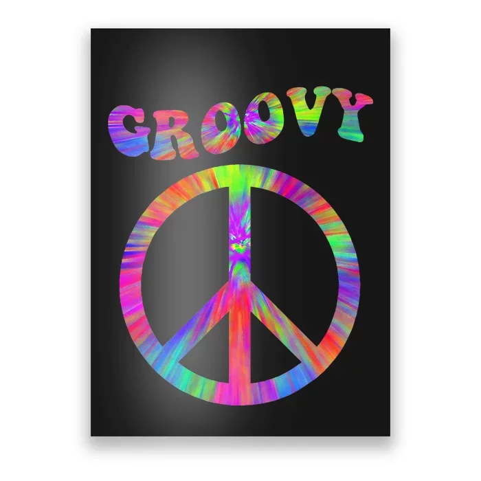 Groovy 70s Tie Dye Design Vintage 70s Gift Retro 70s Des Poster