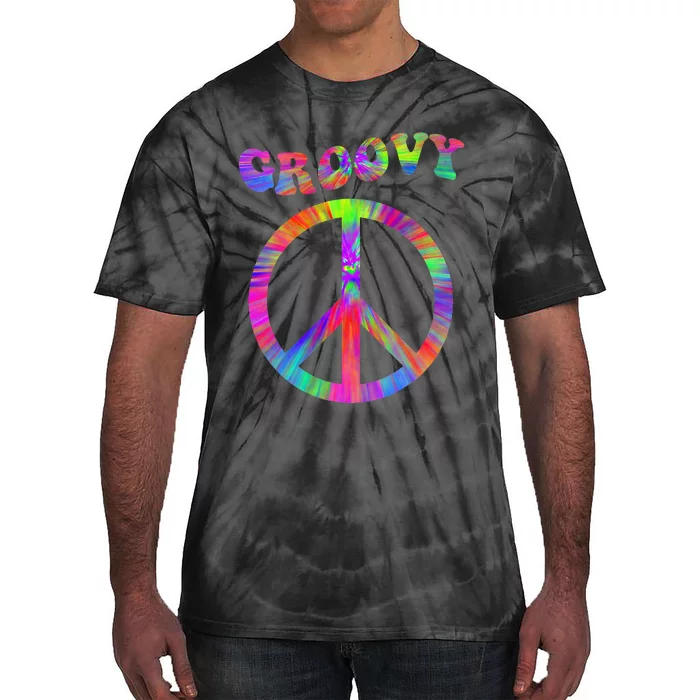 Groovy 70s Tie Dye Design Vintage 70s Gift Retro 70s Des Tie-Dye T-Shirt