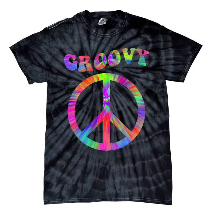 Groovy 70s Tie Dye Design Vintage 70s Gift Retro 70s Des Tie-Dye T-Shirt