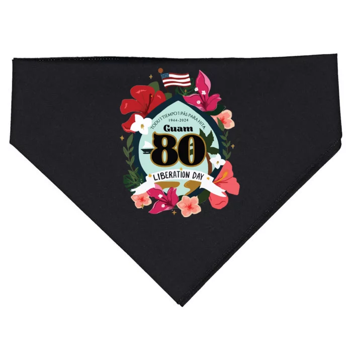 Guam 80th Liberation Day USA-Made Doggie Bandana