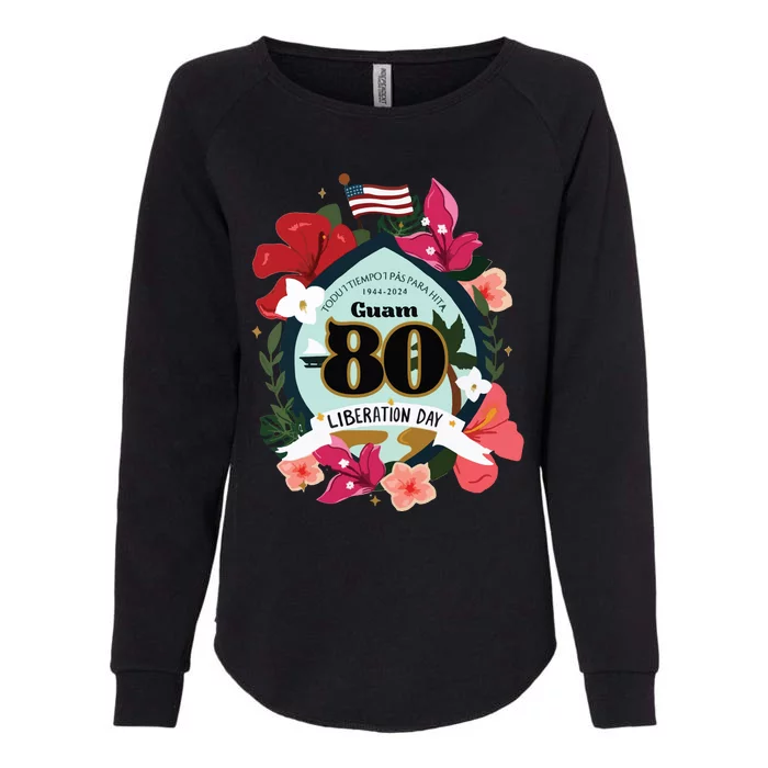 Guam 80th Liberation Day Womens California Wash Sweatshirt