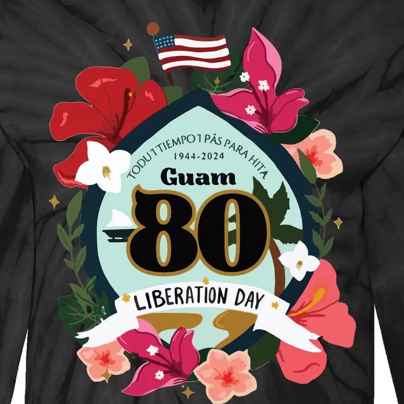 Guam 80th Liberation Day Tie-Dye Long Sleeve Shirt