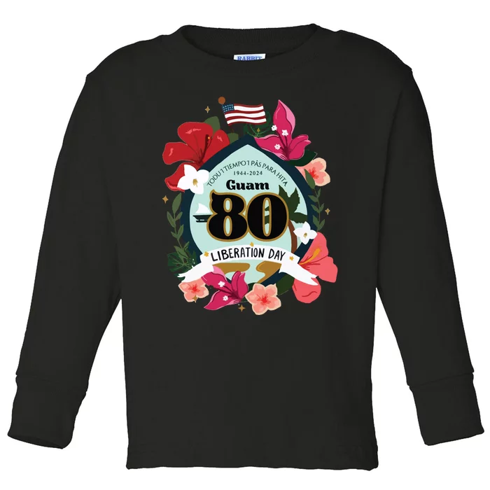 Guam 80th Liberation Day Toddler Long Sleeve Shirt