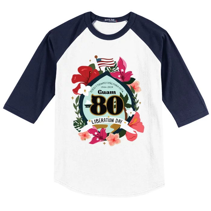 Guam 80th Liberation Day Baseball Sleeve Shirt