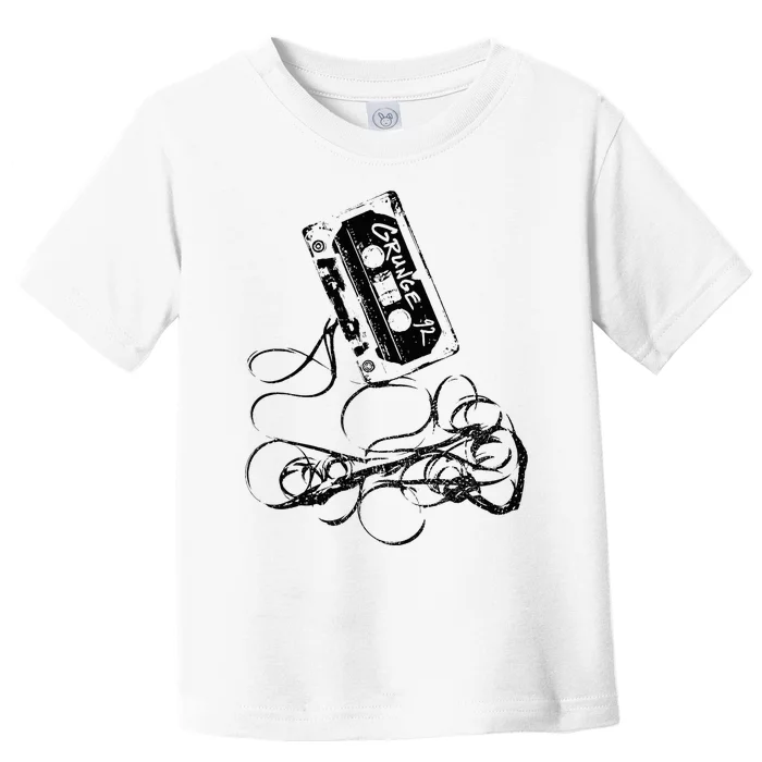 Grunge 90s Music Vintage Tape Concert Toddler T-Shirt