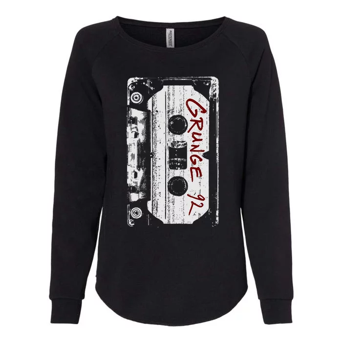 Grunge 90S Vintage Concert Mixtape Retro Womens California Wash Sweatshirt