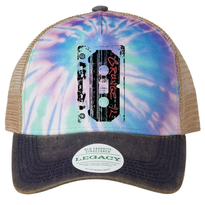 Grunge 90S Vintage Concert Mixtape Retro Legacy Tie Dye Trucker Hat