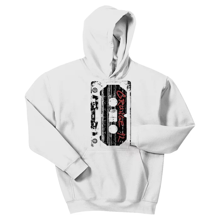 Grunge 90S Vintage Concert Mixtape Retro Kids Hoodie