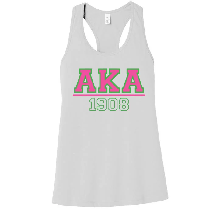 Green Aka 1908 Women's Racerback Tank