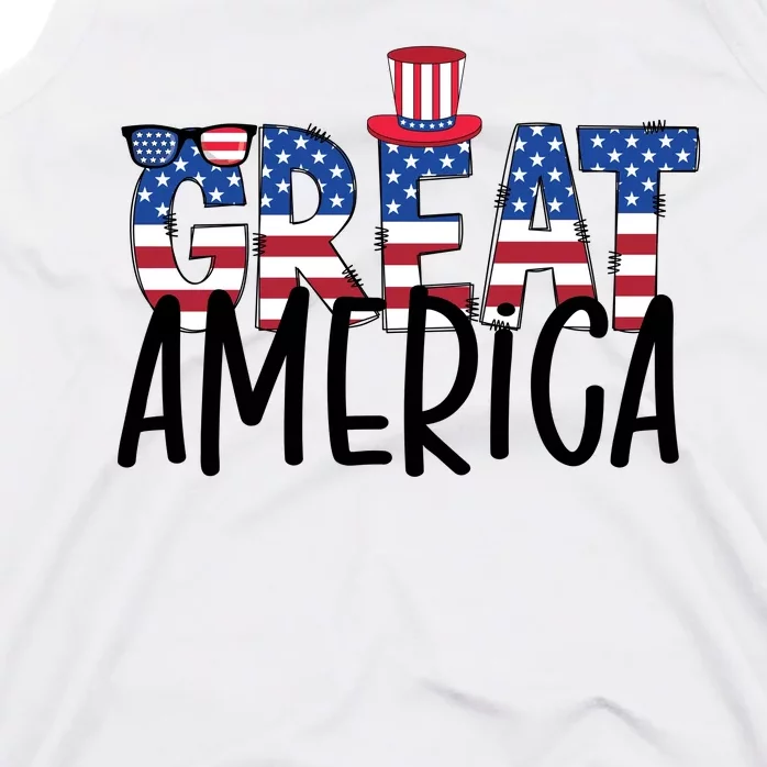 Great America 4th Of July Festive Usa Tank Top