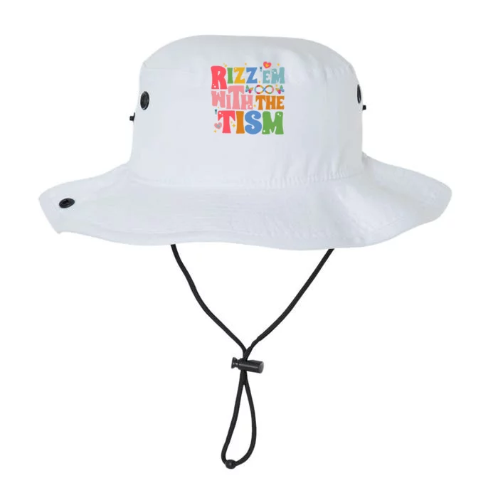 Groovy Autism Awareness Funny Rizz Em With The Tism Meaningful Gift Legacy Cool Fit Booney Bucket Hat