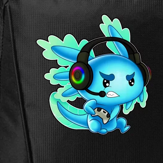 Gaming Axolotl Ambystoma Mexicanum Mexican Walking Fish City Backpack