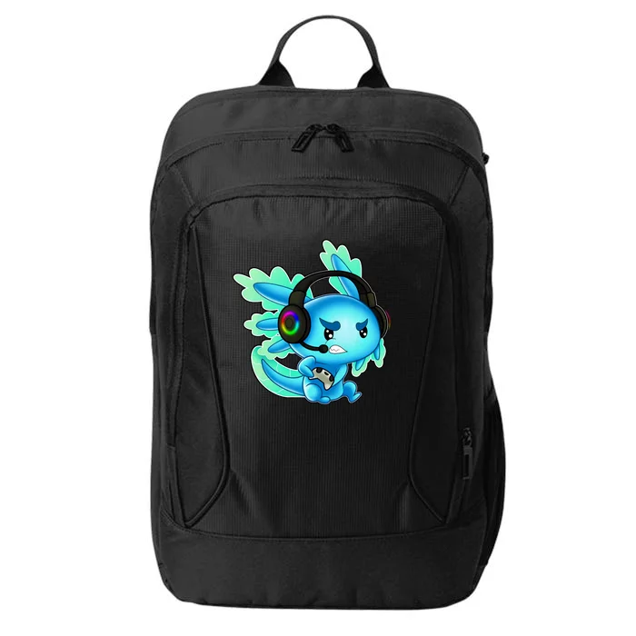 Gaming Axolotl Ambystoma Mexicanum Mexican Walking Fish City Backpack