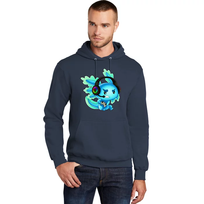 Gaming Axolotl Ambystoma Mexicanum Mexican Walking Fish Hoodie