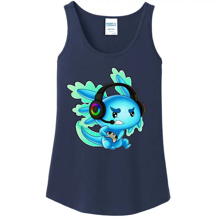 Gaming Axolotl Ambystoma Mexicanum Mexican Walking Fish Ladies Essential Tank