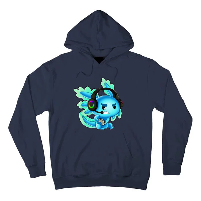 Gaming Axolotl Ambystoma Mexicanum Mexican Walking Fish Tall Hoodie