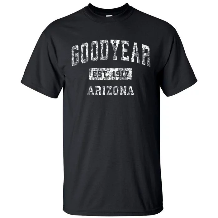 Goodyear Arizona Az Vintage Established Sports Tall T-Shirt