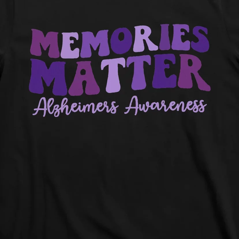 Groovy AlzheimerS Awareness Pride T-Shirt