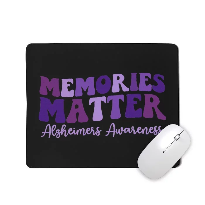 Groovy AlzheimerS Awareness Pride Mousepad