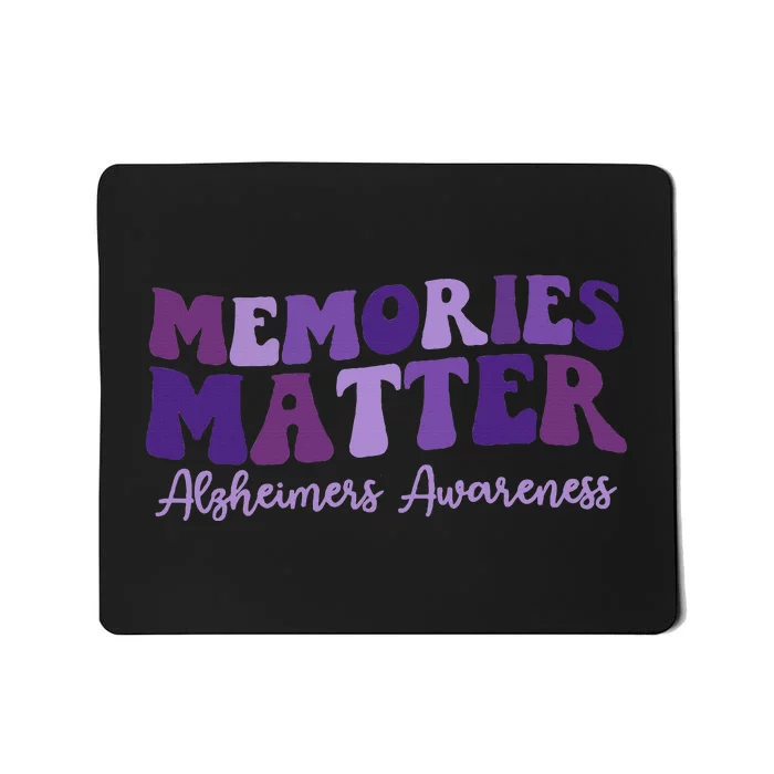 Groovy AlzheimerS Awareness Pride Mousepad