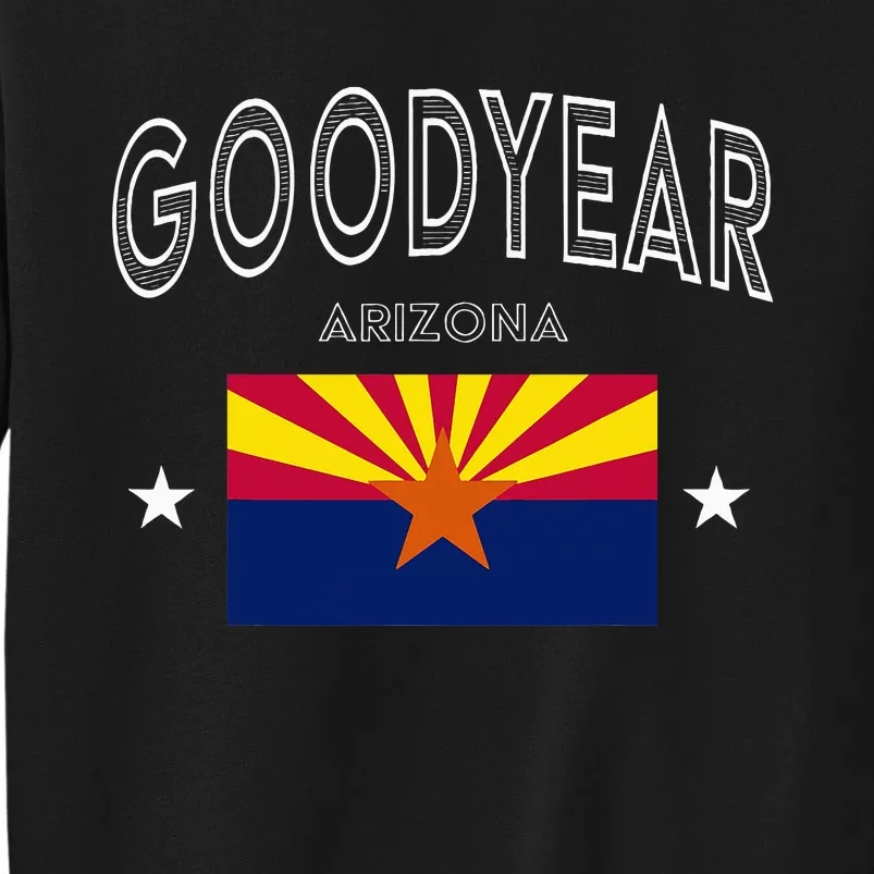 Goodyear Arizona Az Flag Sport Throwback Tall Sweatshirt