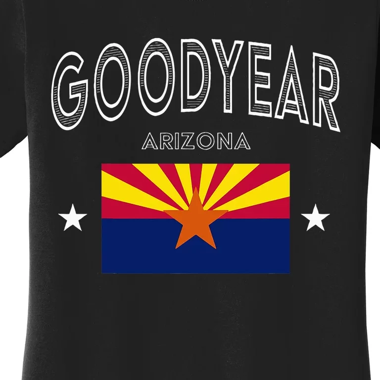 Goodyear Arizona Az Flag Sport Throwback Women's T-Shirt