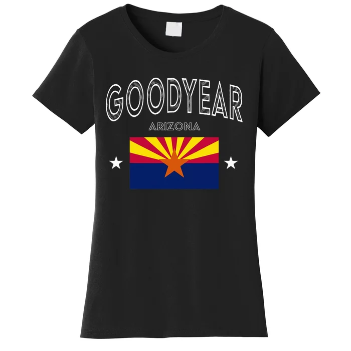 Goodyear Arizona Az Flag Sport Throwback Women's T-Shirt