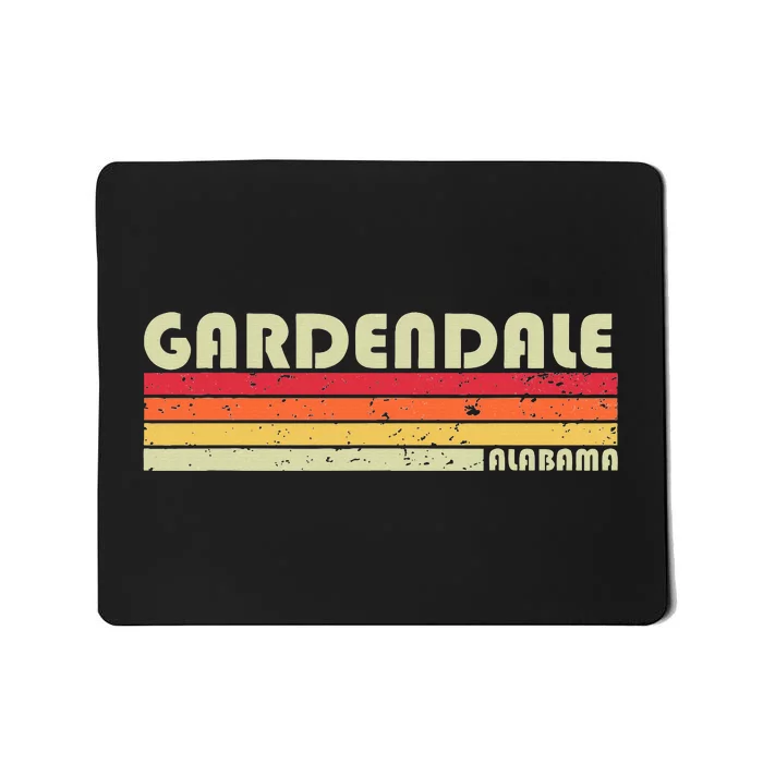 Gardendale Al Alabama Funny City Home Roots Gift Retro 80s Mousepad