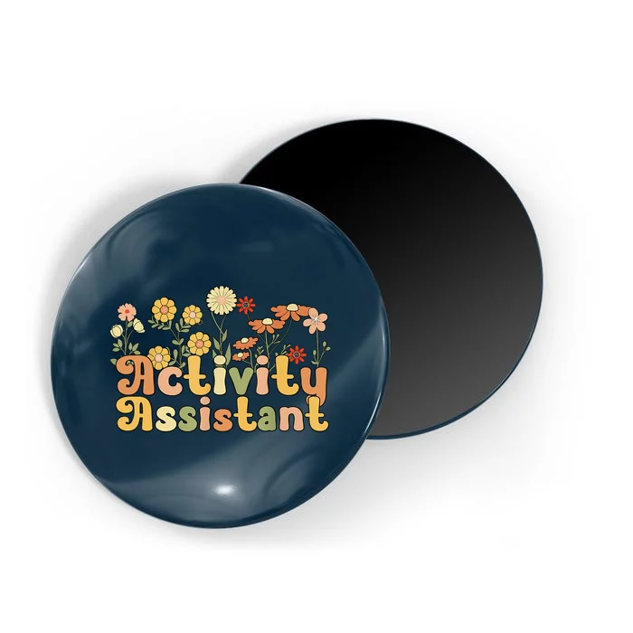 Groovy Activity Assistant Flowers Magnet