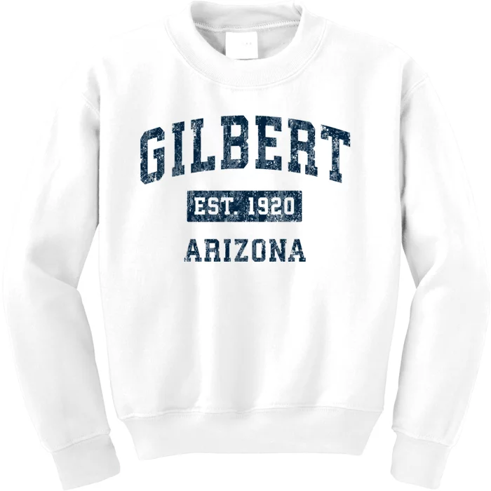 Gilbert Arizona Az Vintage Sports Kids Sweatshirt