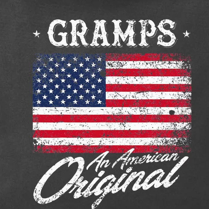 Gramps An American Original Patriotic 4th Of July Zip Tote Bag