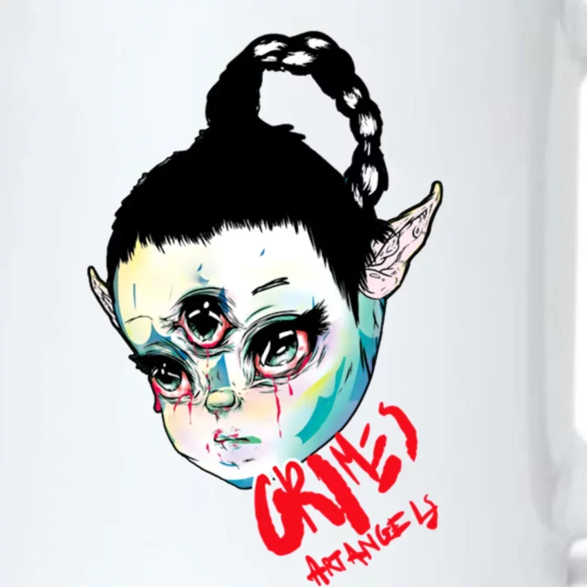 Grimes Art Angels Black Color Changing Mug