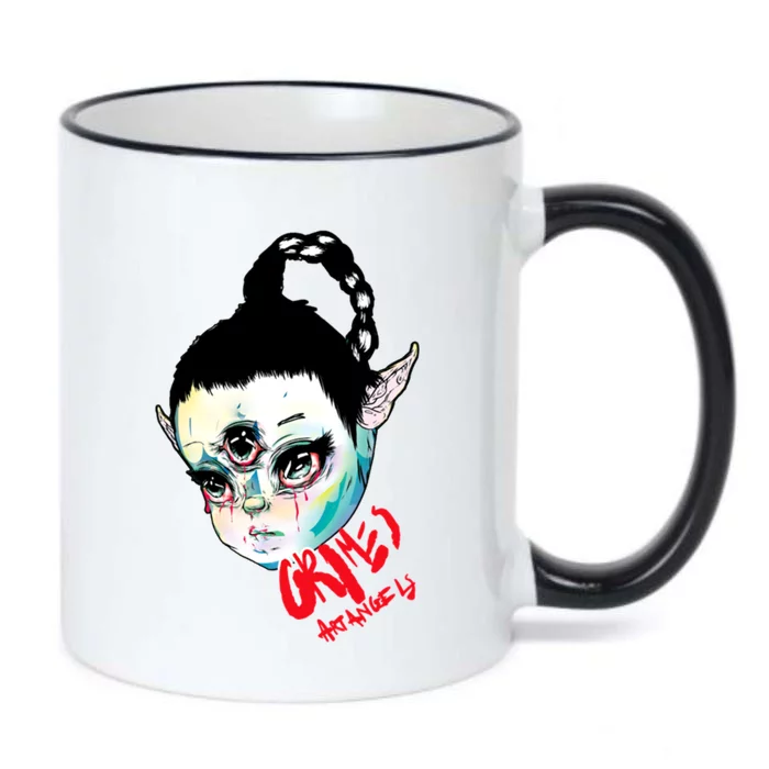 Grimes Art Angels Black Color Changing Mug