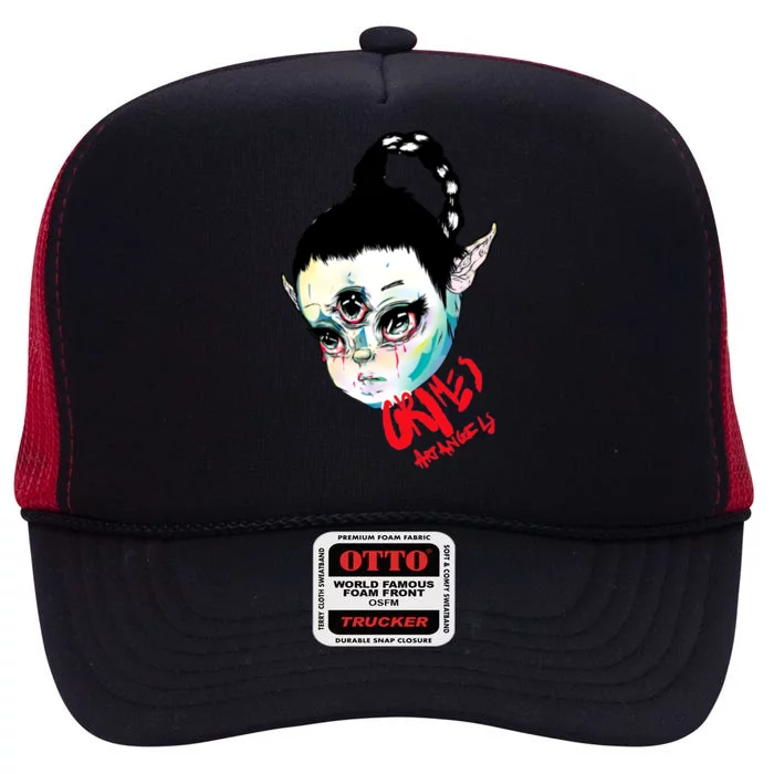 Grimes Art Angels High Crown Mesh Trucker Hat