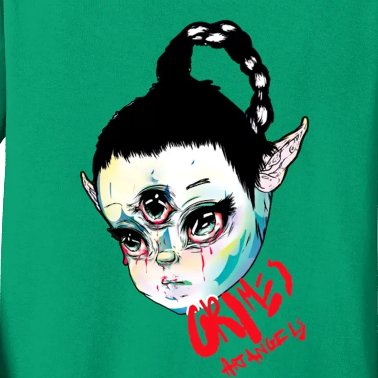 Grimes Art Angels Kids Long Sleeve Shirt