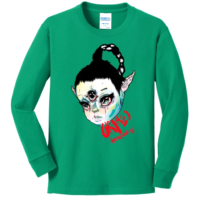 Grimes Art Angels Kids Long Sleeve Shirt