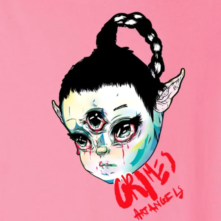 Grimes Art Angels Toddler Long Sleeve Shirt