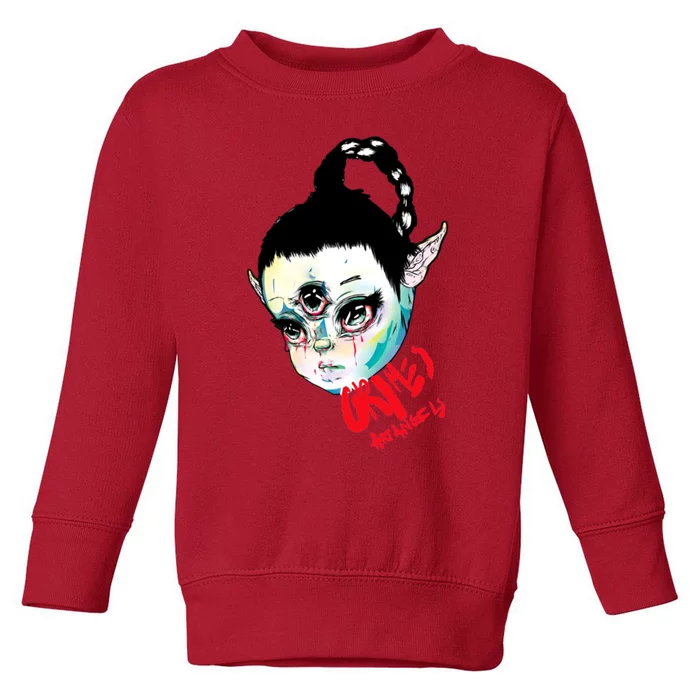 Grimes Art Angels Toddler Sweatshirt