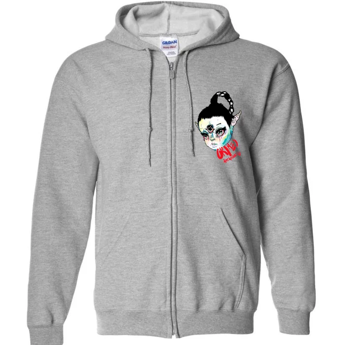 Grimes Art Angels Full Zip Hoodie