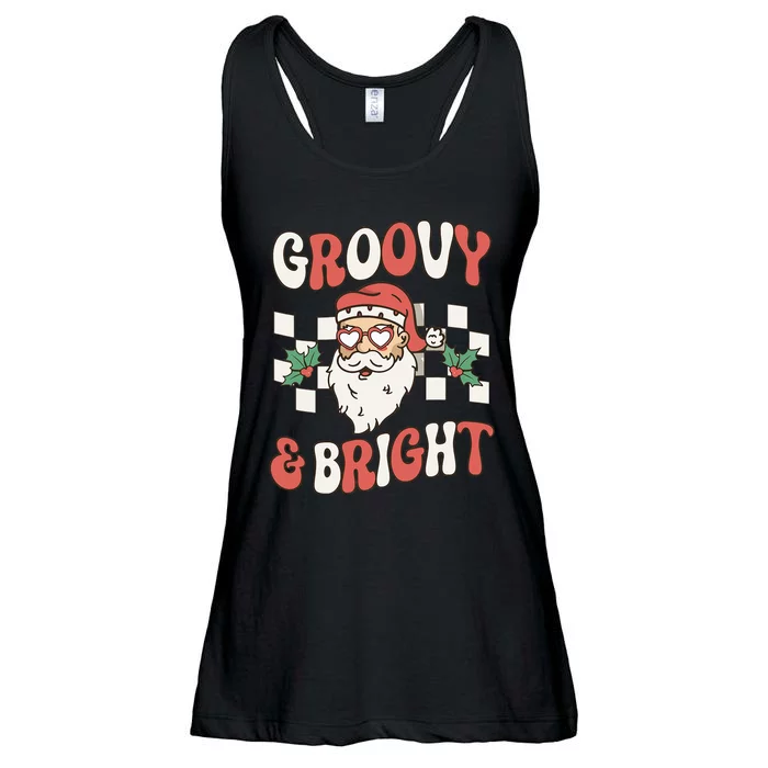 Groovy and Bright Christmas Santa Outfit 80s Retro Groovy Ladies Essential Flowy Tank