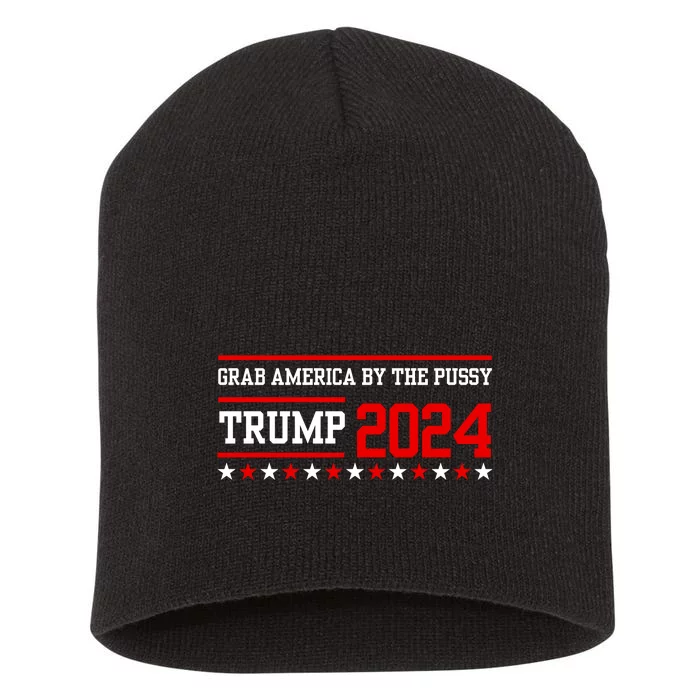 Grab America By The Pussy Short Acrylic Beanie